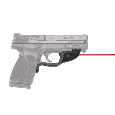 Crimson Trace LG-362 Red LaserGuard For S&W M&P 2.0 Full Size/Compact Models Front Activation Polymer Housing Matte Black