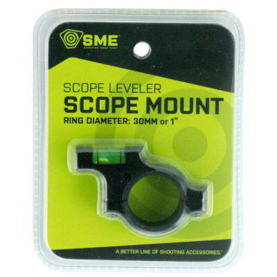 SME Scope Leveler Scope Mount 30mm and 1 inch Bubble Level Aluminum Black