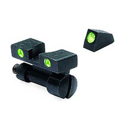 Meprolight S&W Tru-Dot Night Sight K, L and N Frame Revolvers Adjustable Set Green Front and Rear Sights 22771