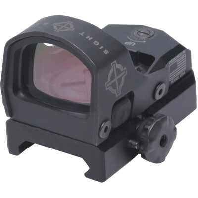 Sightmark Mini Shot M-Spec LQD Reflex Sight 1x15mm Red Dot Illuminated 3 MOA Dot Reticle Low Profile QD and Riser QD Picatinny Mounts Aluminum Black
