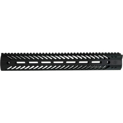 Seekins Precision MCSR V2 M-LOC Rail 15" AR-15 Forend Free Float Handguard Suppressor Compatible Picatinny Top Rail QD Mounts Aluminum Black 10530035
