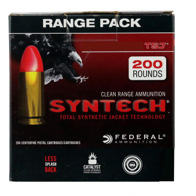 Federal American Eagle Syntech .40 S&W Ammunition 200 Rounds 165 Grain TSJ Bullet 1050fps