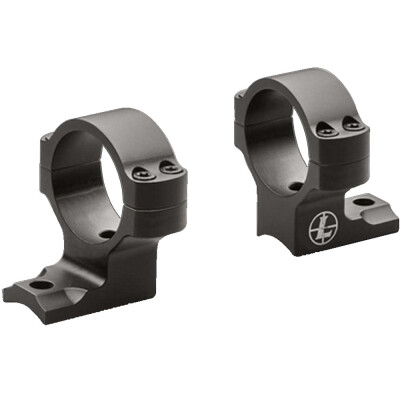 Leupold BackCountry Remington 700 Direct Mount Rings 1" Tube Diameter High Height 7075-T6 Aluminum Hard Coat Anodized Finish Matte Black