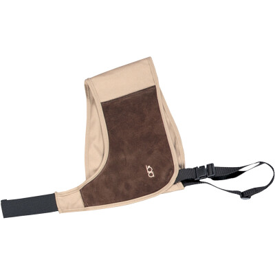 Bob Allen Shotgun Absorb-A-Coil Harness Right Handed Recoil Absorbing Shoulder Pad Harness Cotton with Suede and Neoprene Pad Khaki
