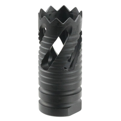 TacFire Muzzle Brake .223/5.56 1/2" x 28 Thread Crown Black Nitride