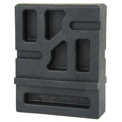 TacFire .308 AR Lower Receiver Vise Block Solvent Resistant Polymer Construction Matte Black Finish