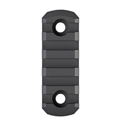 Magpul M-LOK Polymer Rail Section 5 Slots Beveled Ends Mil-Spec Polymer Black MAG590