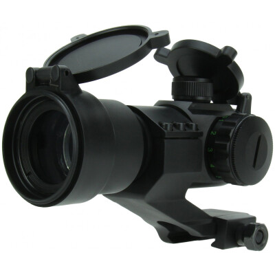 TacFire 1x30mm Dual Illuminated Red/Green Dot Sight with Cantilever Mount Aluminum Black