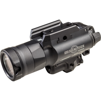 SureFire X400UH-A-RD Weapon Light and Laser Sight 600 Lumens 5mW Red Laser 2x CR123A Lithium Batteries Ambidextrous Switch Aluminum Body Black