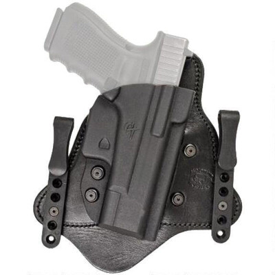 Comp-Tac MTAC Holster for Glock 19 Gen 5 IWB Hybrid Right Handed Leather/Kydex Black