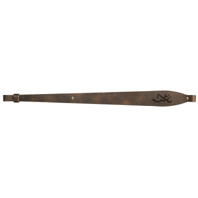 Browning Big Buckmark Traditional Sling 25.5" - 35.5" Distressed Leather Brown