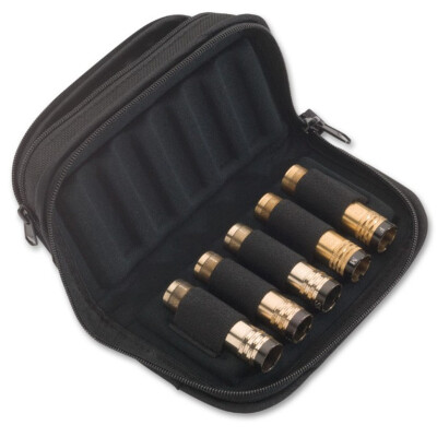 Browning Flex Foam Zippered Choke Tube Case Capacity 5 Accessory Pouch Nylon Black