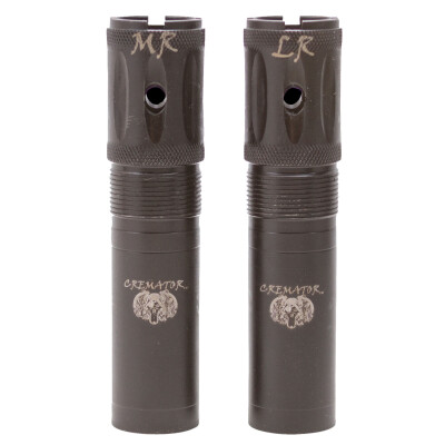 Carlson's Beretta Benelli Mobil Cremator Ported Choke Tubes 20 Gauge 2 Pack Mid Range and Long Range Ported Black