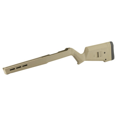 Magpul Hunter X-22 Stock for Ruger 10/22 .22 LR 0.920" Diameter Barrels Uses 10/22 Magazines M-LOK Slots Adjustable LOP Polymer FDE MAG548-FDE