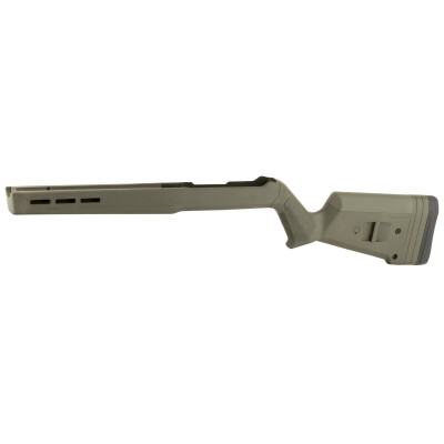 Magpul Hunter X-22 Stock for Ruger 10/22 .22 LR 0.920" Diameter Barrels Uses 10/22 Magazines M-LOK Slots Adjustable LOP Polymer OD Green MAG548-ODG