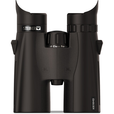 Steiner HX1042 Binoculars 10x42mm High Precision Roof Prism Makrolon Housing NBR Rubber Armor Black