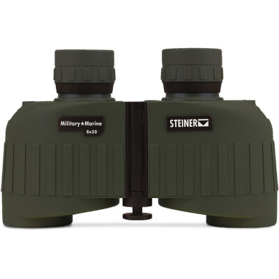 Steiner Military/Marine MM830 Binoculars 8x30mm Floating Prism System Makrolon Housing NBR Rubber Armor OD Green