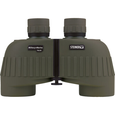 Steiner Military/Marine MM1050 Binoculars 10x50mm Floating Prism System Makrolon Housing NBR Rubber Armor OD Green