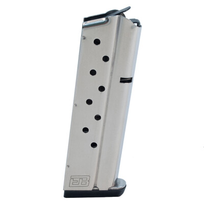 Ed Brown 1911 Government/Commander 9 Round Magazine 9mm Luger Stainless Steel Natural Finish