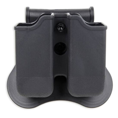 Bulldog Cases Polymer Magazine Holder for Glock 17, 19, 22,23,26,27,31,32,33,34 (Gen 1, 2, 3, 4), Black