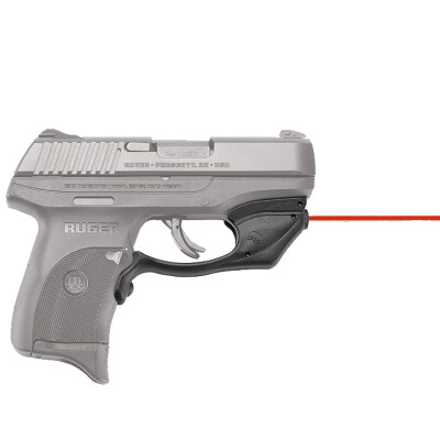 Crimson Trace LaserGuard Ruger LC9/LC9S/LC380/EC9S Red Laser 1/3N Lithium Battery Polymer Housing Matte Black Finish