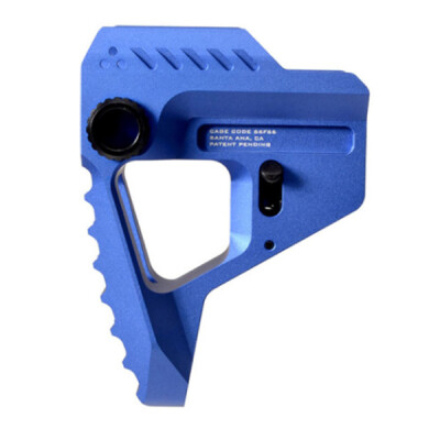 Strike Industries AR-15 Pit Stock Billet Aluminum Blue SI-STRIKE-PIT-BLU
