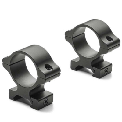 Leupold Rifleman Scope Rings Weaver or Picatinny Mount 30mm Detachable High Rings Aluminum Matte Black 2 Rings