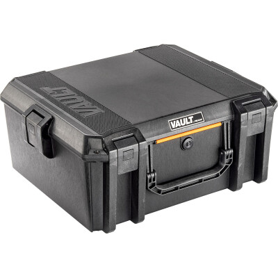 Pelican V600 Vault Large Equipment Case 21"x17"x9.5" Polymer Matte Black