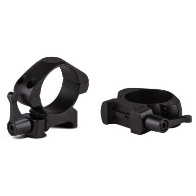 Konus Steel Rings QR High Profile Pair of Steel Mounting Rings with Quick Release Lever for 1" Riflescopes 7406