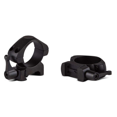 Konus Steel Rings QR Medium Profile Pair of Steel Mounting Rings with Quick Release Lever for 30mm Scopes 7410