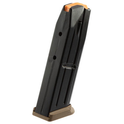 FN Herstal USA FN 509 Full Size 10 Round Magazine 9mm Luger Flat Dark Earth Base Plate Black Finish
