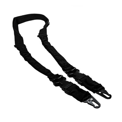 NcStar 2 Point to Single Point Sling D ring Connectors Nylon Black