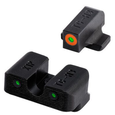 TRUGLO Tritium Pro Night Sights with Orange Focus Ring for Springfield XD Series