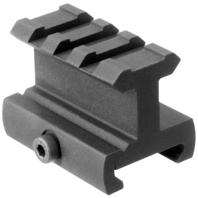 AIM Sports AR-15 Riser Mount High 1.6" Length 1" Rise Aluminum Black