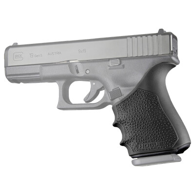 Hogue HandAll Beavertail Grip Sleeve fits Glock 19/23/32/38 Gen 1/2/5 Black