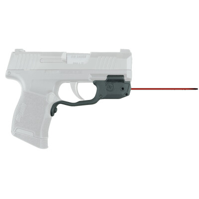 Crimson Trace LG-422 Red LaserGuard For SIG Sauer P365 Models Front Activation Polymer Housing Matte Black