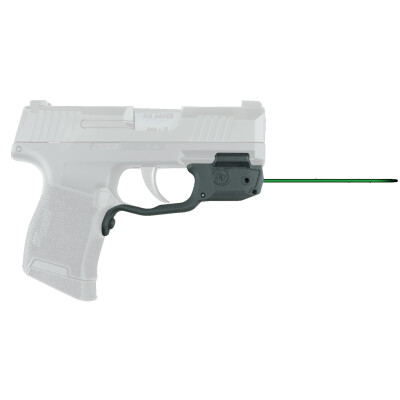 Crimson Trace LG-422G Green LaserGuard For SIG Sauer P365 Models Front Activation Polymer Housing Matte Black