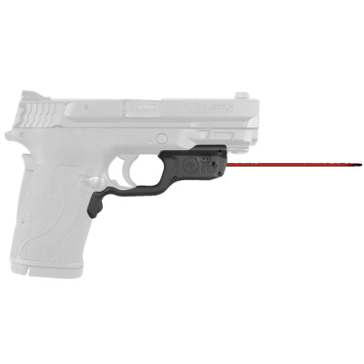 Crimson Trace LG-459 Red LaserGuard For S&W M&P Shield EZ/M&P22 Compact Models Front Activation Polymer Housing Matte Black