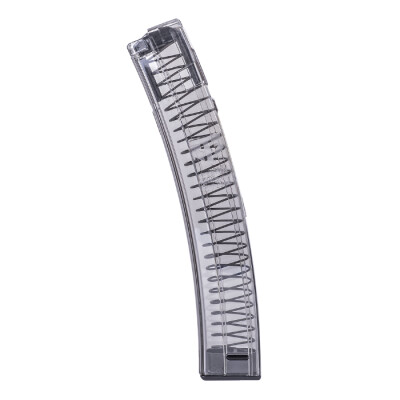 Elite Tactical Systems HK MP5 9mm Luger Magazine 30 Rounds Polymer Clear Smoke Finish