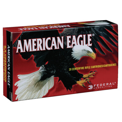 Federal American Eagle 6.5 Creedmoor Ammunition 100 Rounds 120 Grain Open Tip Match 2900fps