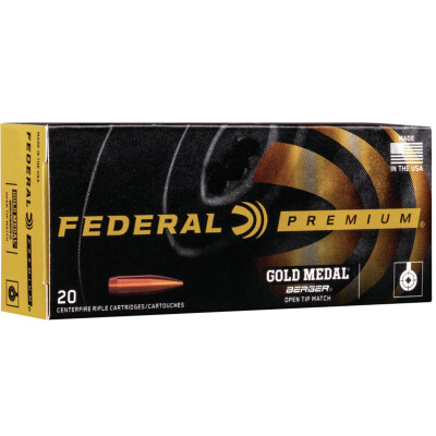 Federal Premium Gold Medal 300 Norma Magnum Ammunition 20 Rounds 215 Grain Berger Hybrid Projectile 3000fps