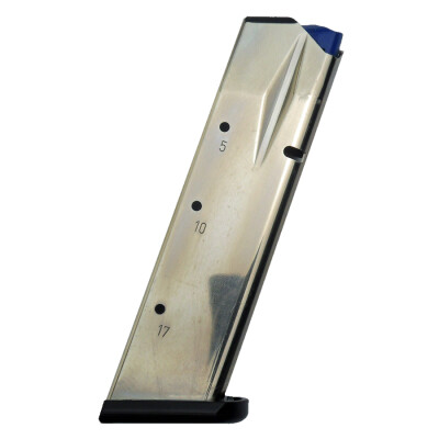 CZ-USA 75 Shadow Model Handguns Magazine 9mm Luger Full Size 17 Rounds Steel Plated Finish