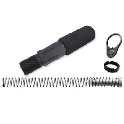 Phase 5 Weapons Systems HEX AR-15 Pistol Buffer Tube Complete Assembly Aluminum Matte Black