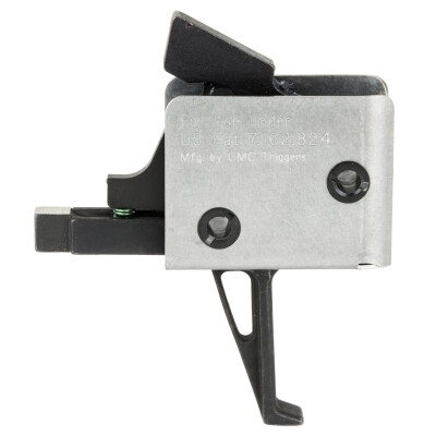 CMC Triggers AR-15 9mm PCC Drop-In Single Stage Trigger Flat Bow 3.5lb Pull Natural Finish