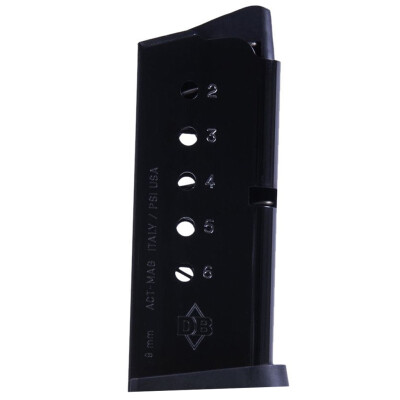 Diamondback Firearms DB9 Gen 4 9mm Luger Magazine 6 Rounds With Flat Bottom Plate Black
