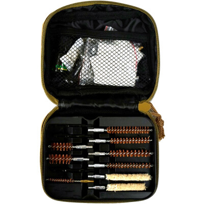 Clenzoil Multi-Caliber Rifle Cleaning Kit Tan