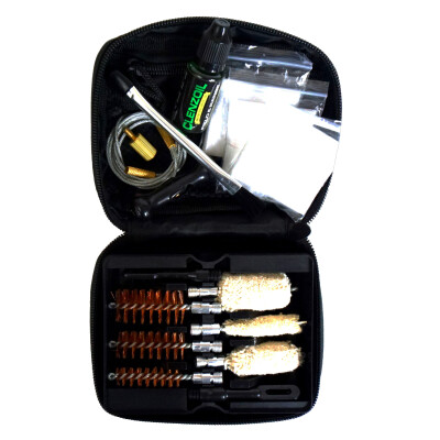 Clenzoil Multi-Caliber 9 Piece Shotgun Cleaning Kit .410 Bore/16/12/20 Gauge Nylon Case Black