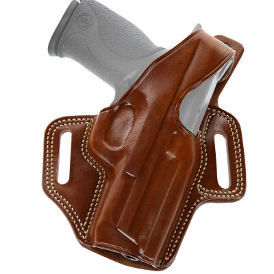 Galco Fletch High Ride Belt Slide Holster Fits Taurus G2S/Springfield XD-S 3.3" Barrel Right Hand Leather Tan