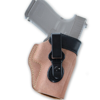 Galco Scout 3.0 Holster Smith & Wesson M&P Shield 9/40 IWB Ambidextrous Natural Leather Black Mouth Band