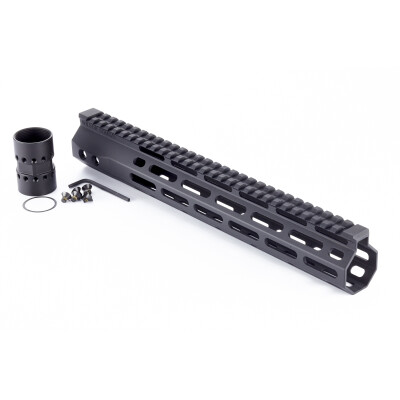 Wilson Combat AR-15 12.6" M-LOK Free Float Hand Guard Machined Aluminum Hard Coat Anodized Matte Black